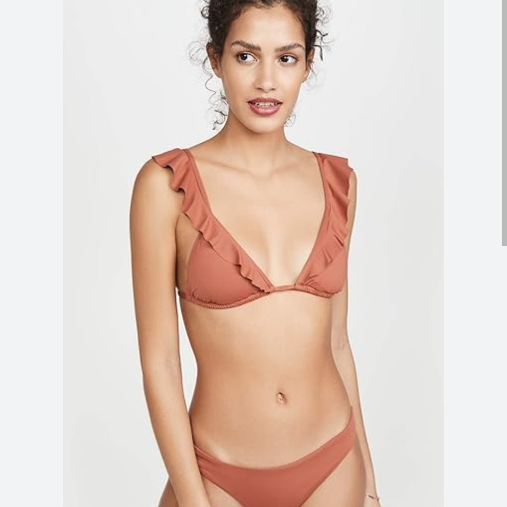 Eberjey Pink Ruffle Bikini (The Color isnt Like The First Picture)
